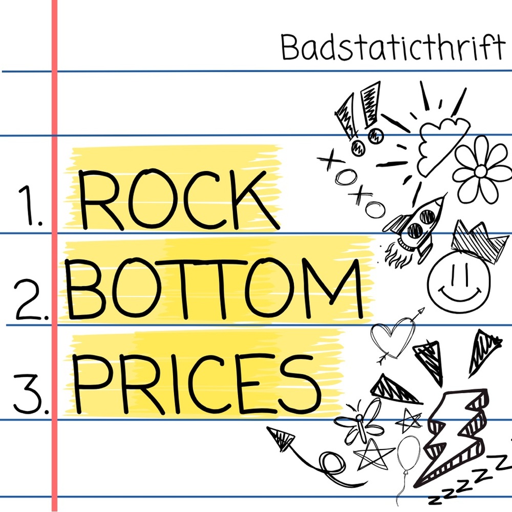 ROCK BOTTOM PRICE SALE 🤩🤑